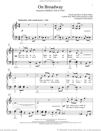 On Broadway (from Smokey Joe's Cafe) (arr. Mona Rejino)