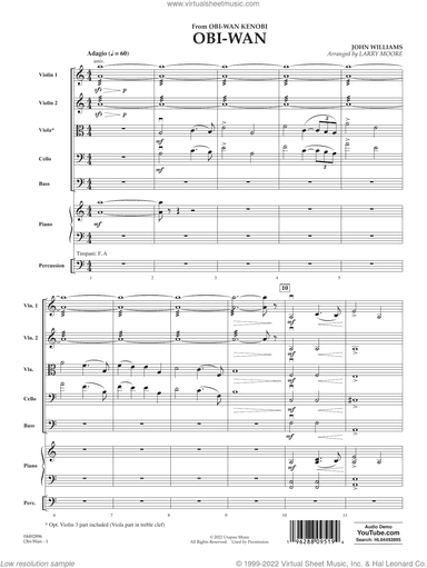 Obi-Wan (from Obi-Wan Kenobi) (arr. Larry Moore)