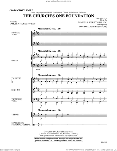 The Church's One Foundation (arr. David Giardiniere)