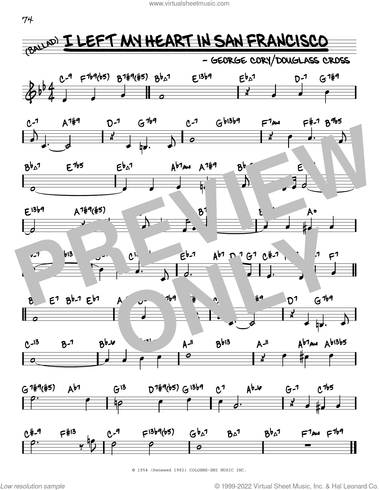 I Left My Heart In San Francisco (arr. David Hazeltine)