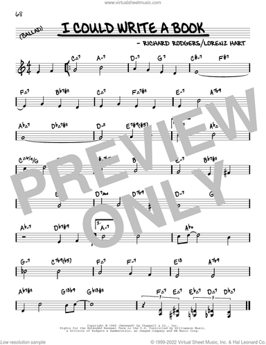 I Could Write A Book (arr. David Hazeltine)