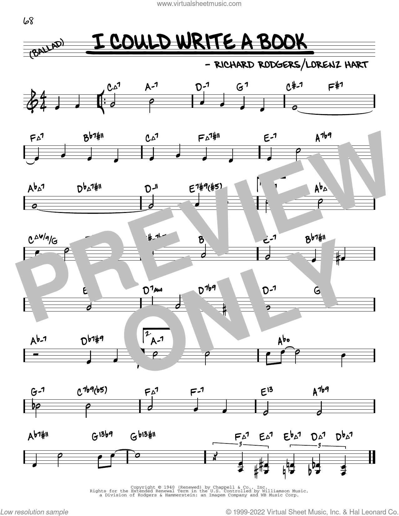 I Could Write A Book (arr. David Hazeltine)