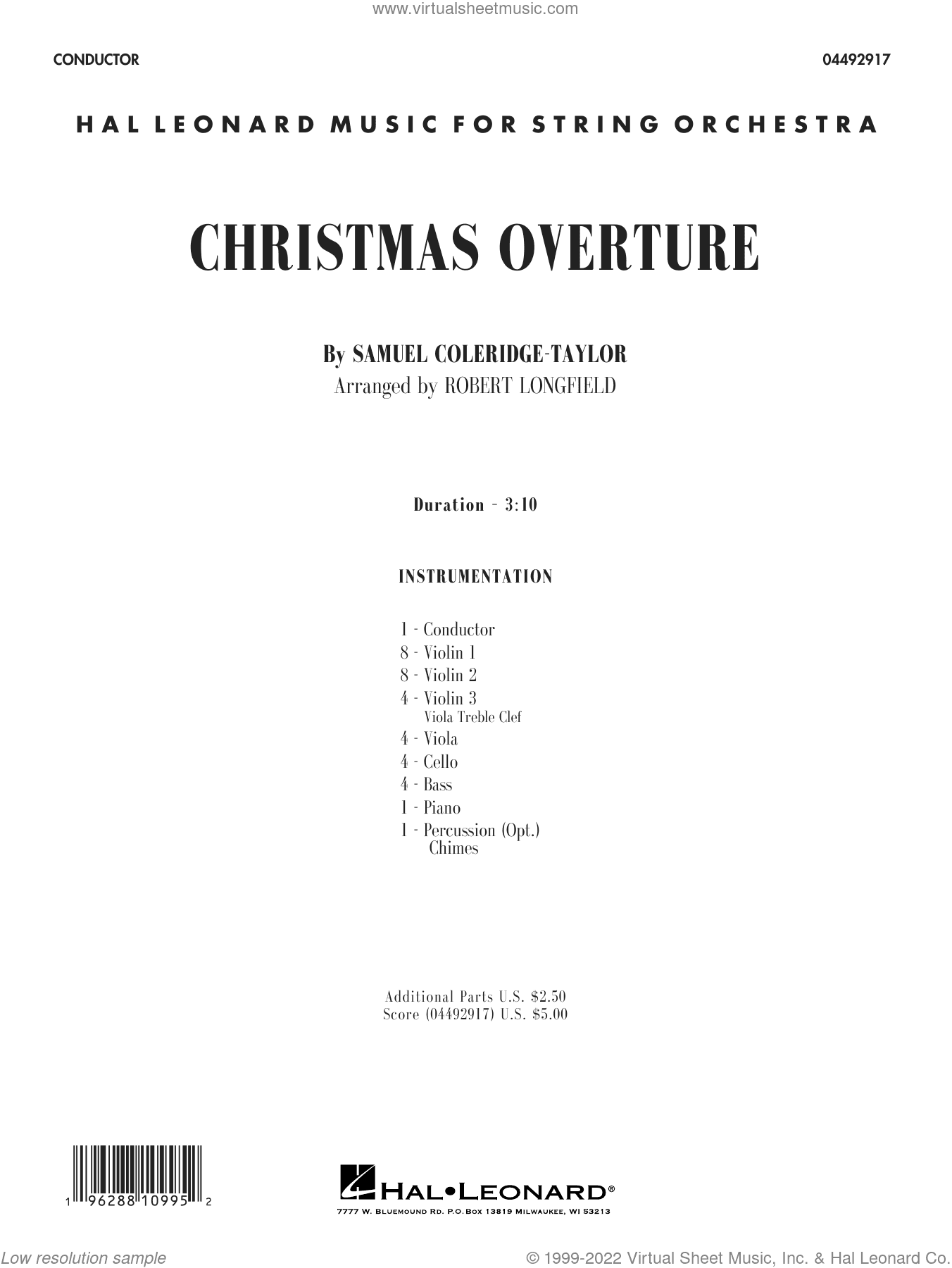 Christmas Overture (arr. Robert Longfield)