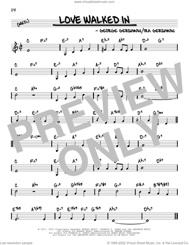 Love Walked In (arr. David Hazeltine)