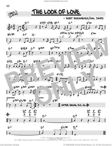 The Look Of Love (arr. David Hazeltine)