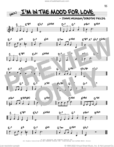 I'm In The Mood For Love (arr. David Hazeltine)