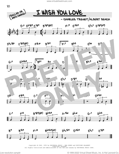 I Wish You Love (arr. David Hazeltine)