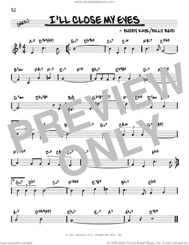 I'll Close My Eyes (arr. David Hazeltine)