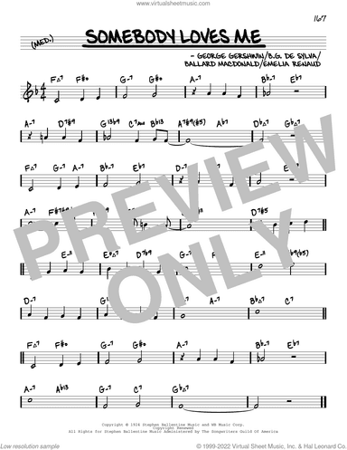 Somebody Loves Me (arr. David Hazeltine)