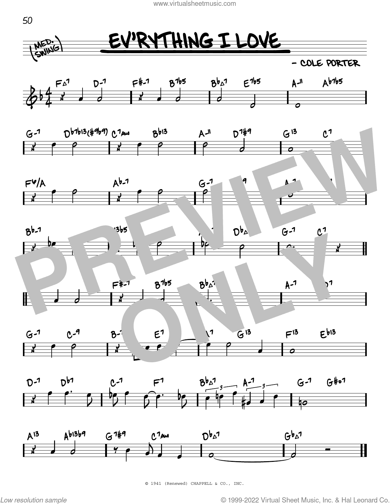 Ev'rything I Love (arr. David Hazeltine)