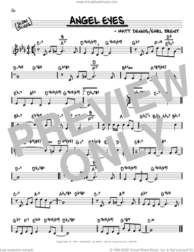 Angel Eyes (arr. David Hazeltine)