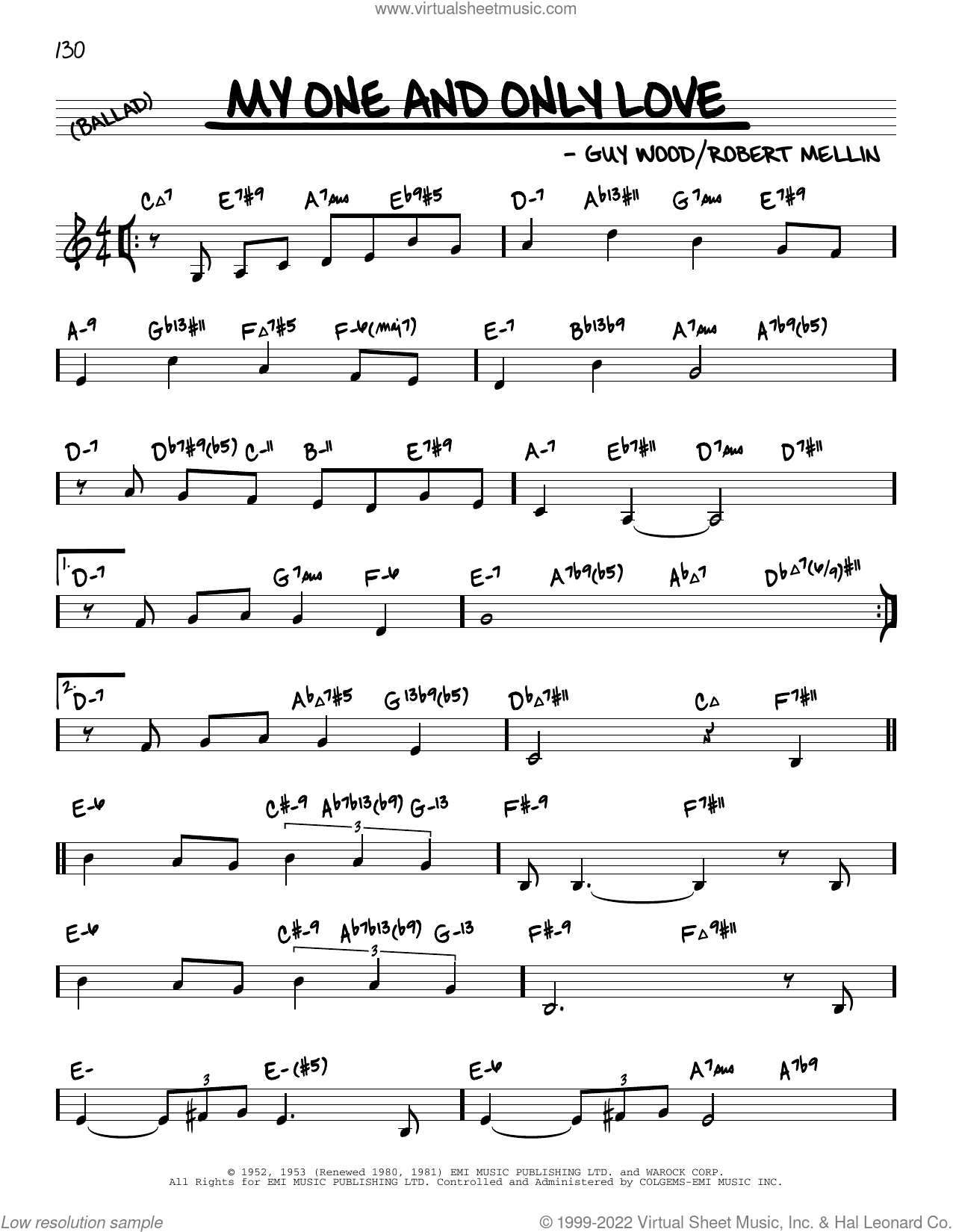 My One And Only Love (arr. David Hazeltine)