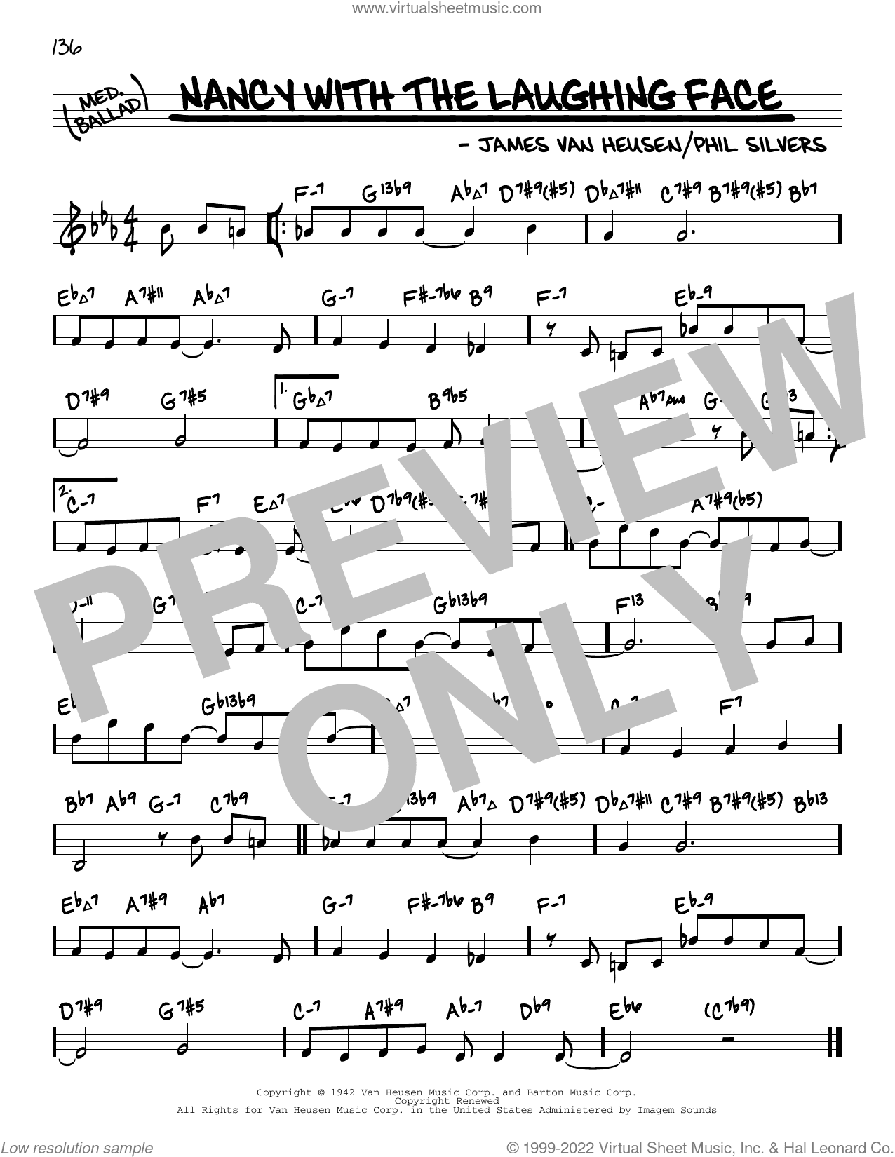 Nancy With The Laughing Face (arr. David Hazeltine)