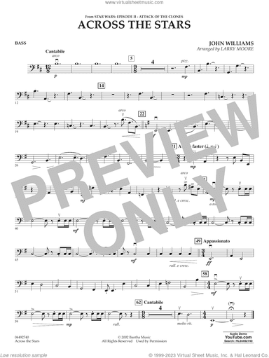 Across The Stars (from Star Wars: Attack of the Clones) (arr. Moore)
