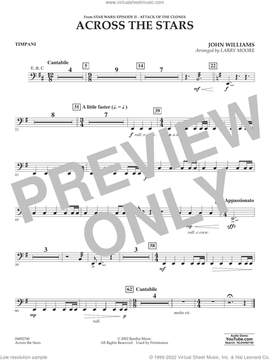 Across The Stars (from Star Wars: Attack of the Clones) (arr. Moore)