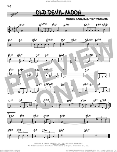 Old Devil Moon (arr. David Hazeltine)