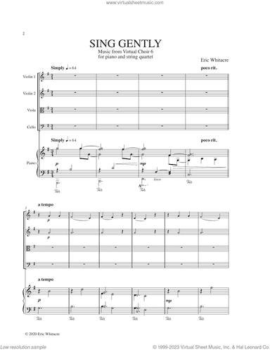 Sing Gently (for Piano Quintet) (COMPLETE)