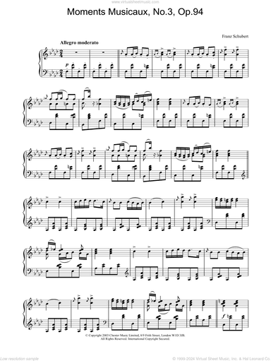 Moments Musicaux, No.3, Op.94