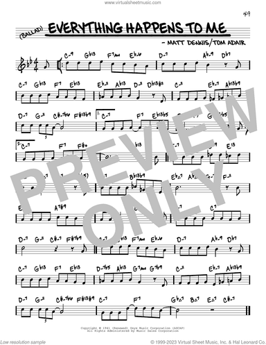 Everything Happens To Me (arr. David Hazeltine)