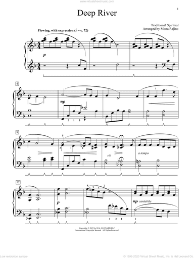 Deep River (arr. Mona Rejino)