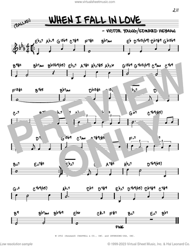 When I Fall In Love (arr. David Hazeltine)