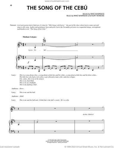 The Song Of The Cebu (from VeggieTales)