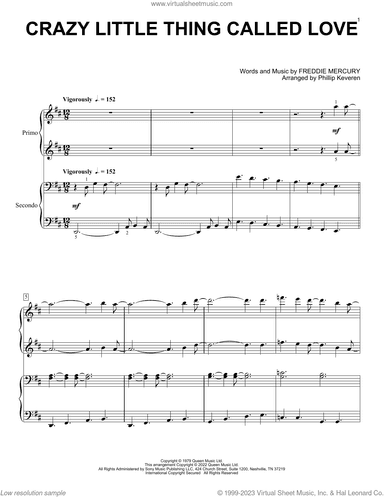 Crazy Little Thing Called Love (arr. Phillip Keveren)