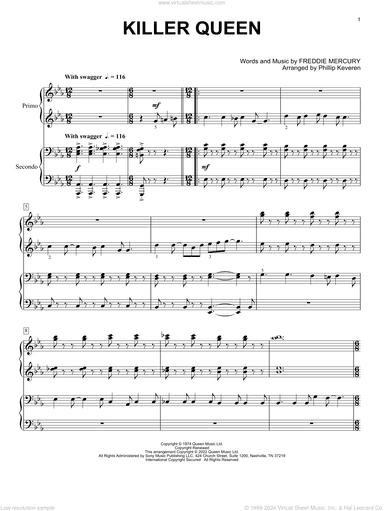 Killer Queen (arr. Phillip Keveren)