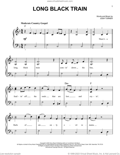 Long Black Train, (beginner)