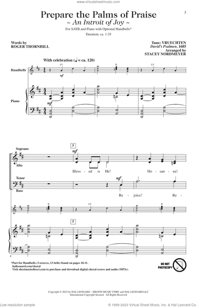 Prepare The Palms Of Praise (An Introit Of Joy) (arr. Stacey Nordmeyer)