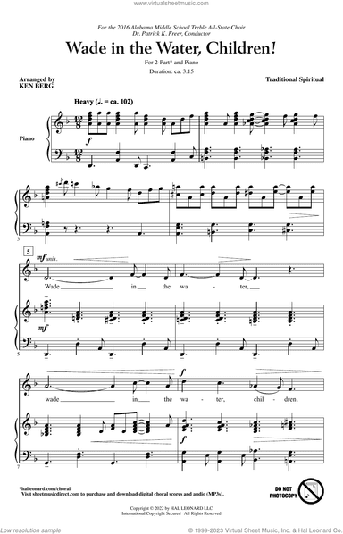 Wade In The Water, Children! (arr. Ken Berg)