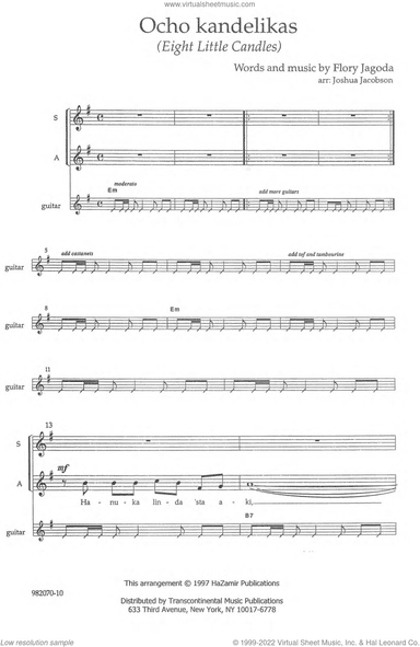 Ocho Kandelikas (arr. Joshua Jacobson)