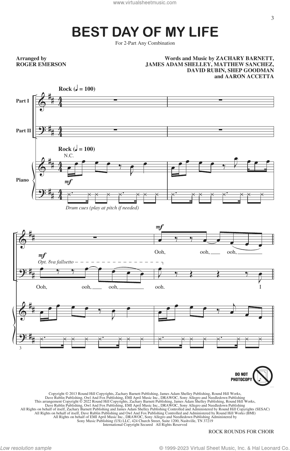 Rock Rounds for Choir