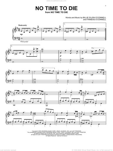 No Time To Die, (intermediate)