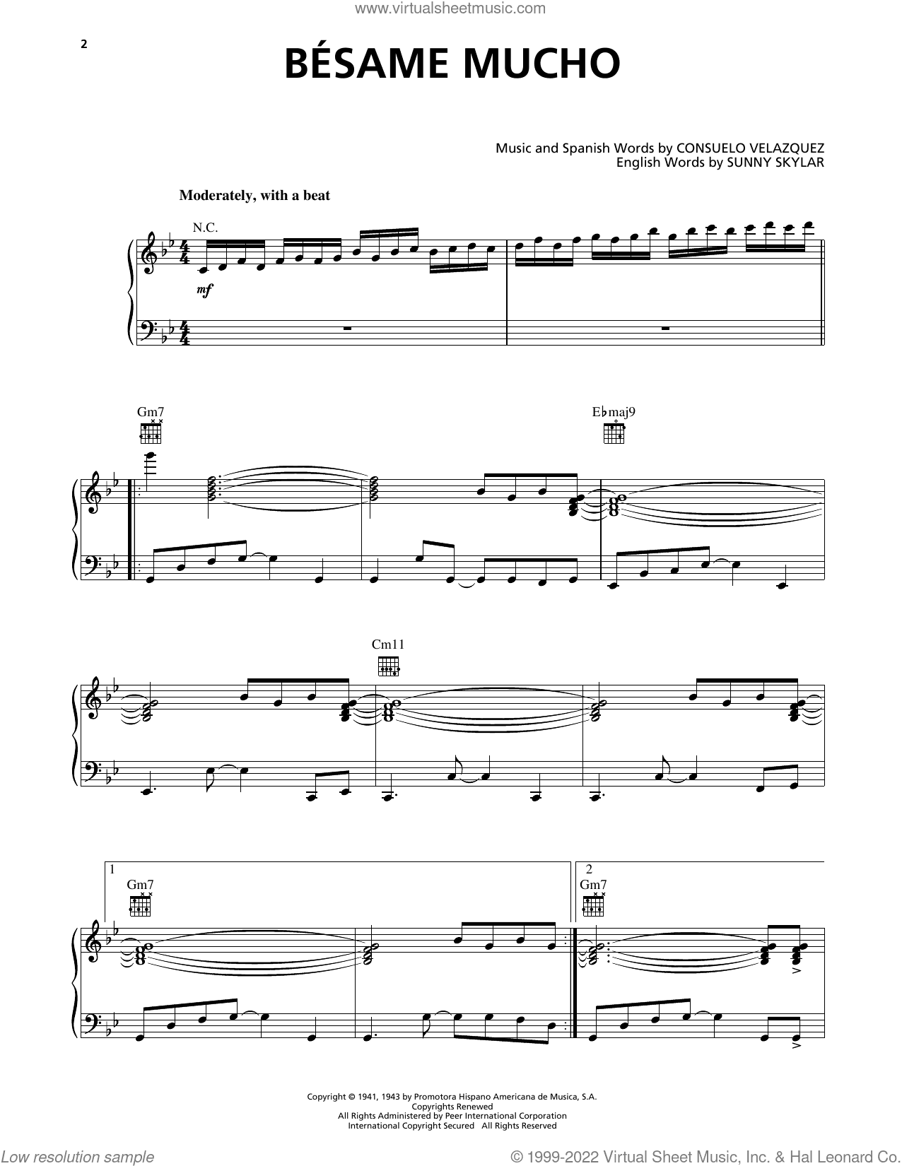 Besame Mucho (Kiss Me Much)