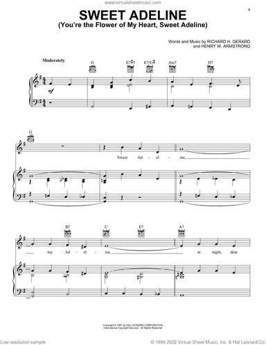 Sweet Adeline (You're The Flower Of My Heart, Sweet Adeline)