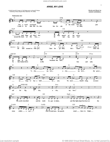 Arise, My Love