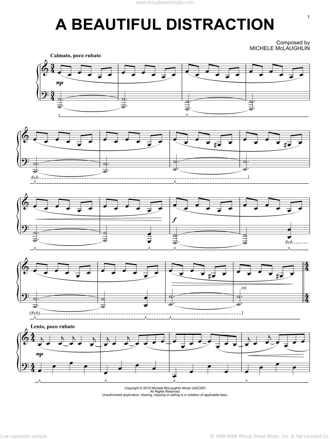 A Beautiful Distraction, (intermediate)