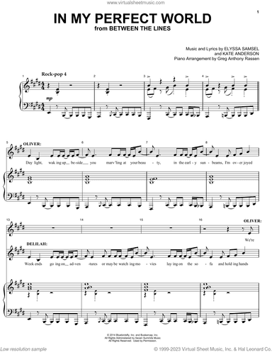 In My Perfect World (from Between The Lines)