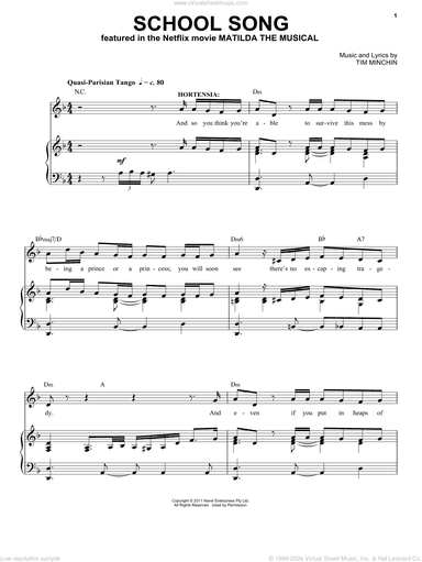 School Song (from the Netflix movie Matilda The Musical)