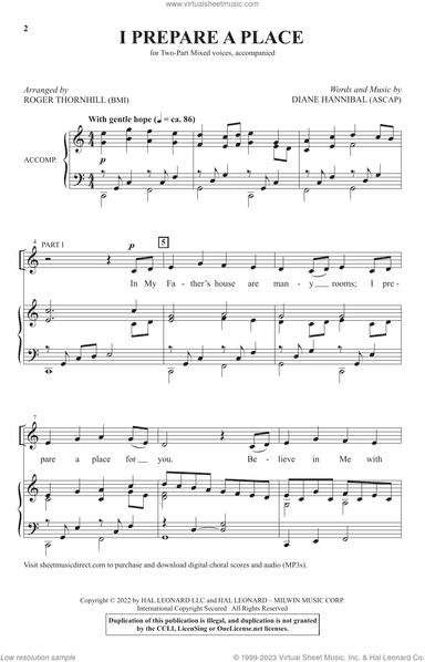 I Prepare A Place (arr. Roger Thornhill)