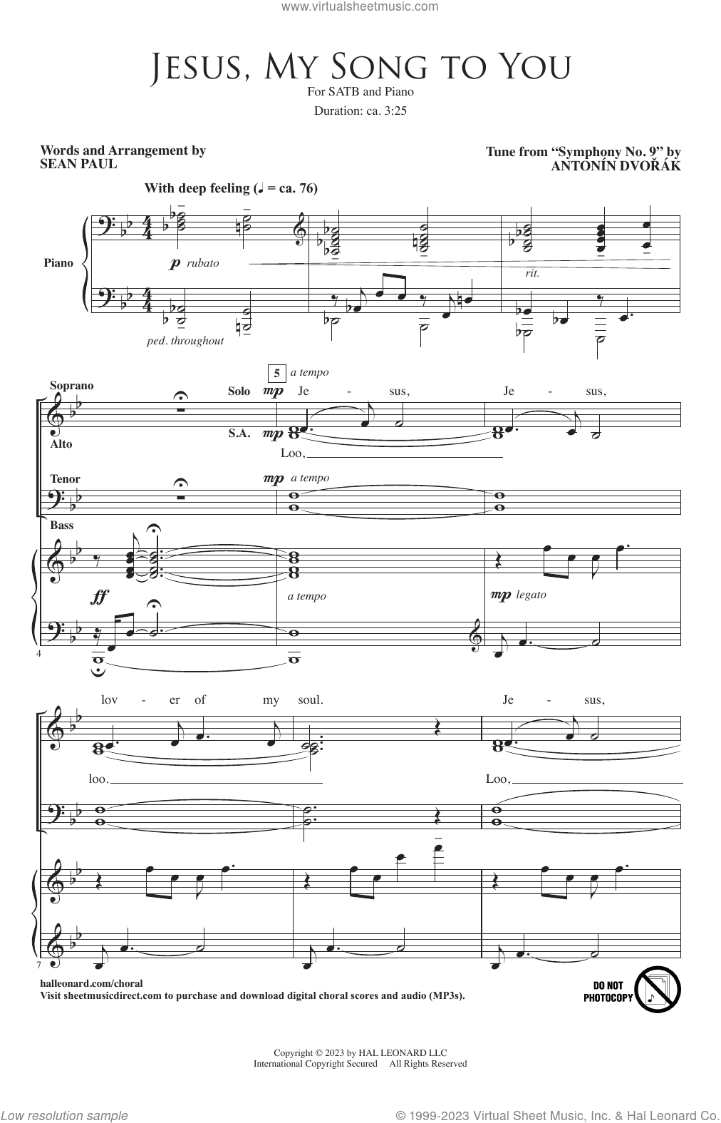 Jesus, My Song To You