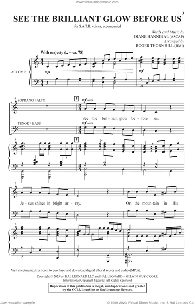 See The Brilliant Glow Before Us (arr. Roger Thornhill)