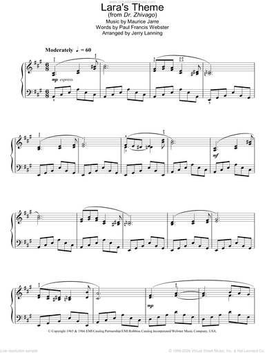 Lara's Theme (from Dr Zhivago)