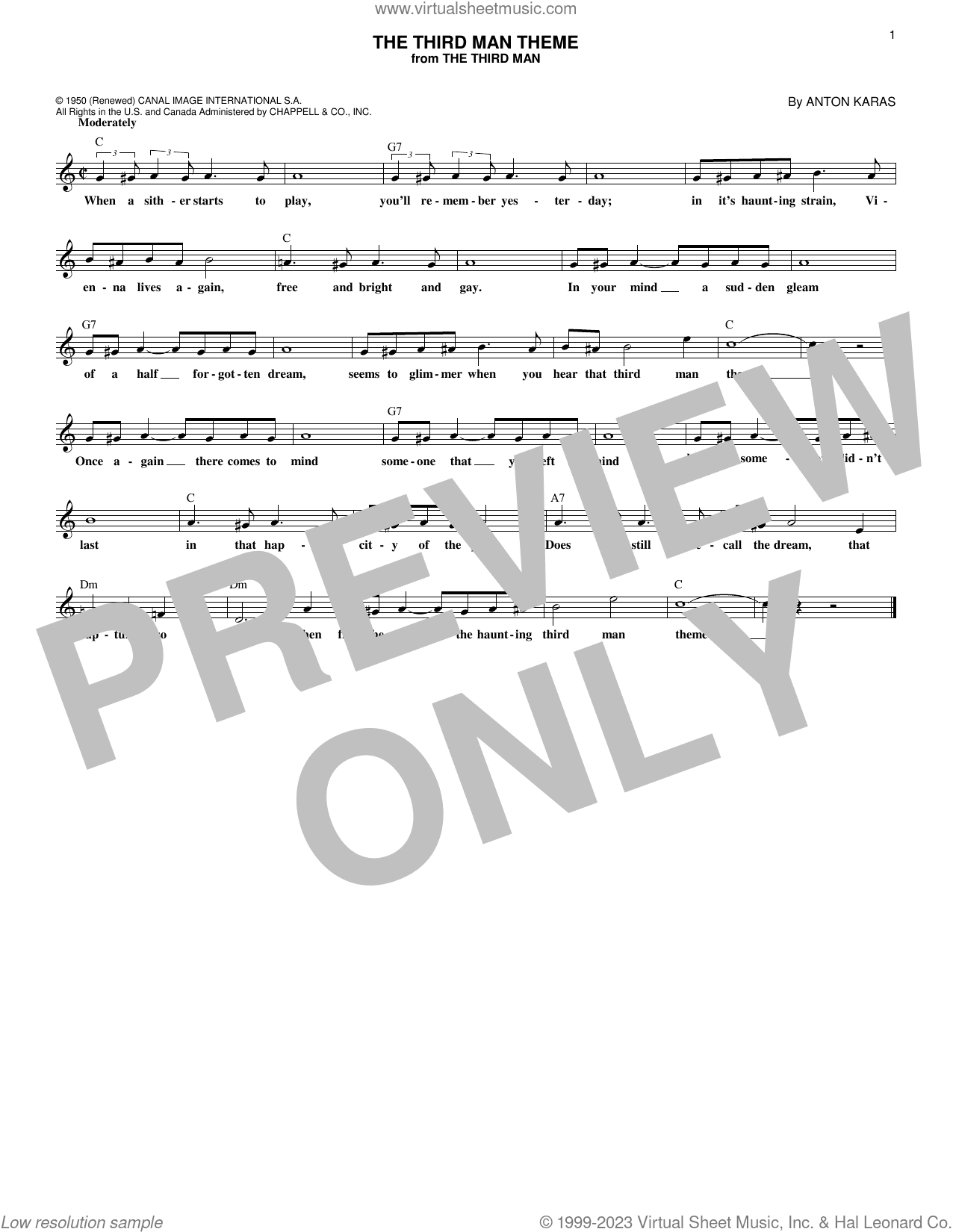 The Third Man Theme