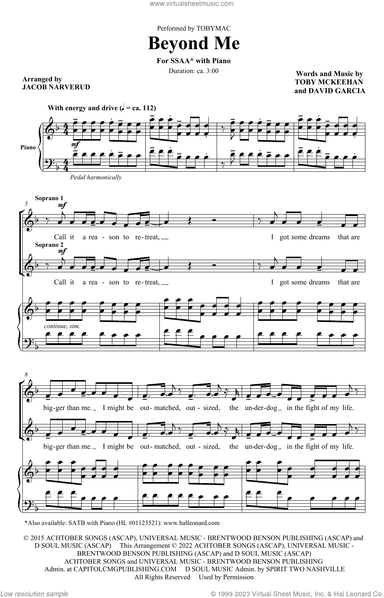 Beyond Me (arr. Jacob Narverud)