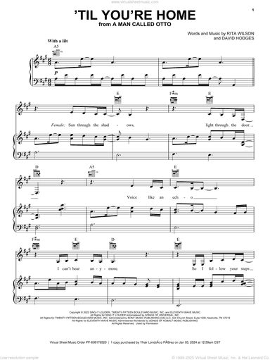 Til You're Home (from A Man Called Otto)