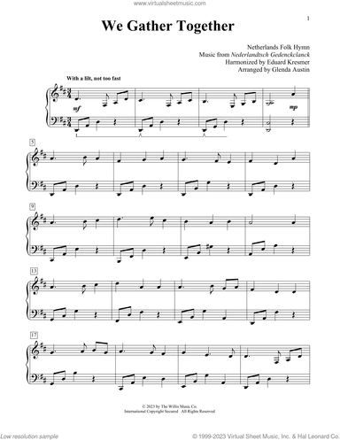 We Gather Together (arr. Glenda Austin)