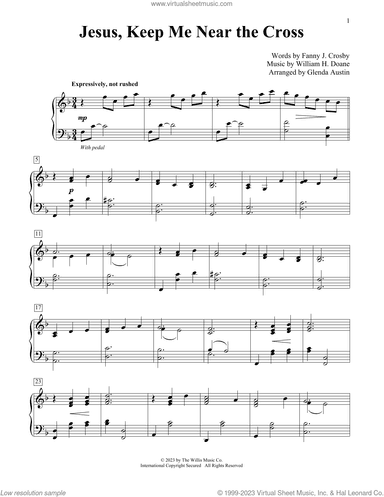 Jesus, Keep Me Near The Cross (arr. Glenda Austin)