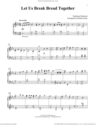 Let Us Break Bread Together (arr. Glenda Austin)